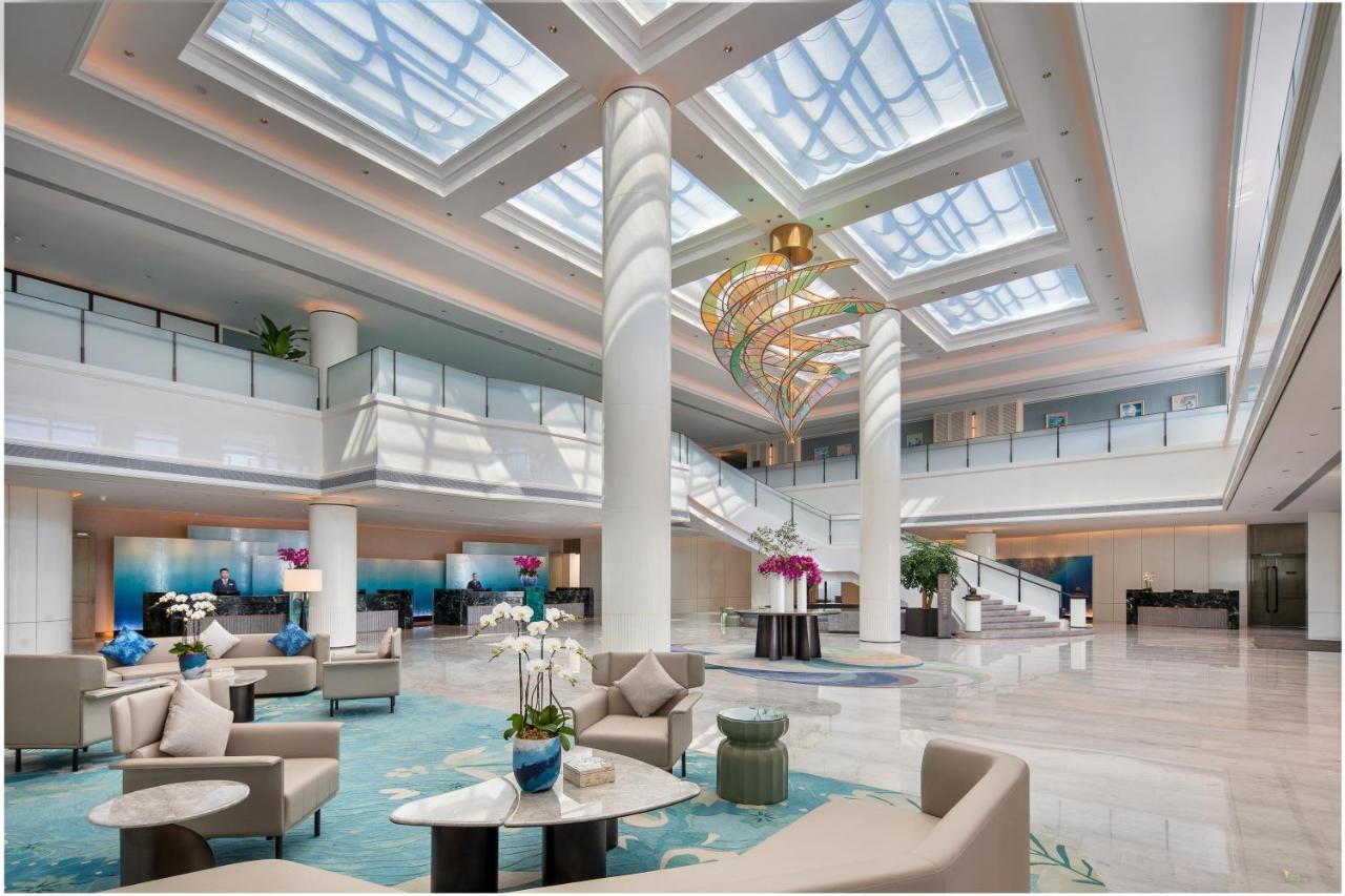 Xiamen International Seaside Hotel -Hotel Corridor Leads To The Stone Exhibition Hall Exterior foto
